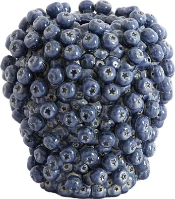 Produktbild von Light & Living - Beerenvase - Ø25,5x27 cm - Blau