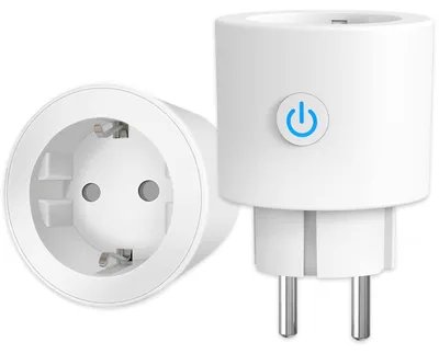 Productafbeelding van Slimme Stekker 16A met Energieterugmelding - Compatibel met Alexa en Google Assistant