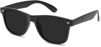 Produktbild von Famanu Sonnenbrille Retro gepolarisiert - Grautönung für Sehschwäche -0.50