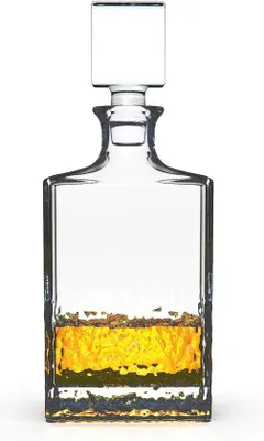 Obrázek produktu pro Skleněná karafa Famanu s těsným, geometrickým uzávěrem – objem 700 ml