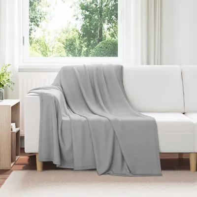 Produktbild von vidaXL Wohndecken 24 pcs Grau 200 x 150 cm Fleece