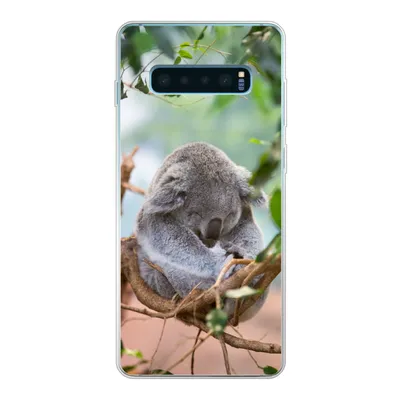 Produktbild von MuchoWow® Handyhülle Schutzhülle Hülle für Samsung Galaxy S10 Lite Koala - Zweige - Kinder - Jungen - Mädchen Silikon Softcase Handy Hülle - Schutz