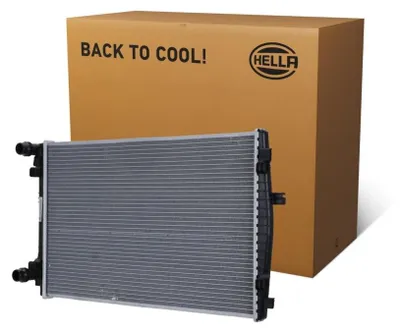 Produktbild von HELLA 8MK 366 300-981 Kühler Wasserkühler Motorkühler für VW Golf VII Schrägheck (5G1, BQ1, BE1, BE2) Passat Variant (3G5, CB5) Golf VII Variant T-Roc