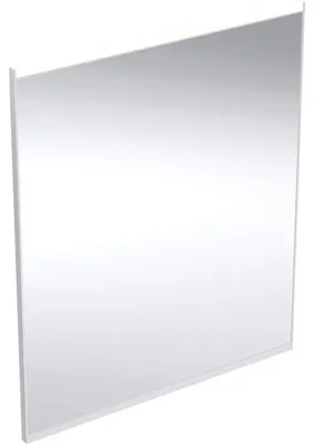 Produktbild von Geberit Option Plus Square Badspiegel 60 cm mit direkter und indirekter Beleuchtung in Aluminium