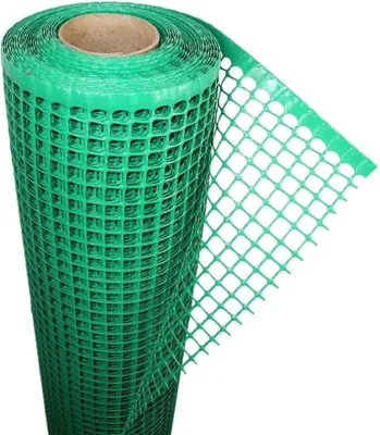 Produktbild von Kunststoffzaun | Hühnerzaun | Gartenzaun | Grün 1.5m / 100m / 14mm x 14 mm