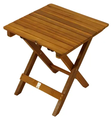 Produktbild von Klapptisch Beistelltisch 38x38x45cm Akazienholz, Oberfläche geölt