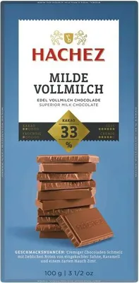 Produktbild von Hachez Milde Vollmilch 33% Kakao 100g