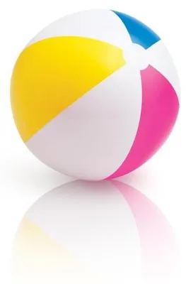 Obrázek produktu pro Nafukovací plážový míč barevný 61cm INTEX 59030