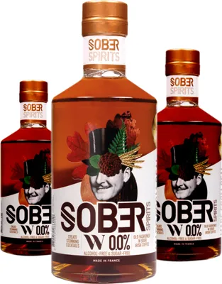 Produktbild von 3 x Sober Spirits Whisky 0.0% alkoholfrei