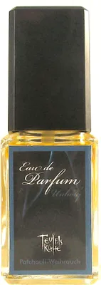A bottle of perfume on a white background.