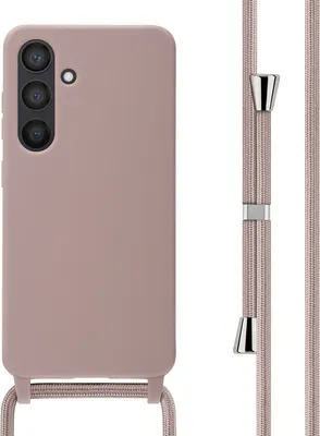 Produktbild von imoshion SilikonHülle mit Band Samsung Galaxy S24 - Sand Pink