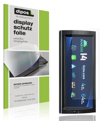 Produktbild von 2x Schutzfolie für Xtrons PX1453BLHGS 10.25 Zoll matt Displayschutzfolie Folie Display Schutz dipos