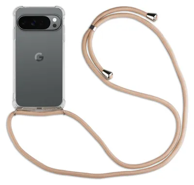 Produktbild von Handykette für Google Pixel 10 / 10 Pro Handyhülle mit Band Hülle Kordel in Beige / Braun