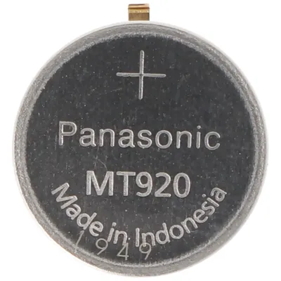 Zdjęcie produktu dla Panasonic Citizen bateria kondensatorowa 295-40, 295-56, 295-5600, MT920 idealna do Citizen kaliber E767M, zegarki solarne, z przylutowanym znacznikiem, 1.5V