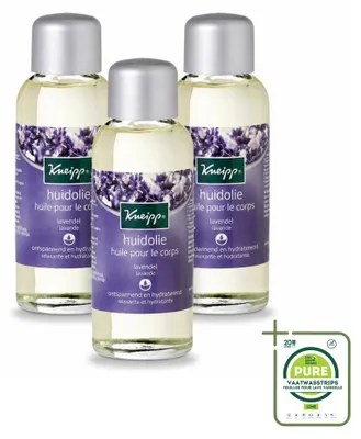 Produktbild von 3 x Kneipp Hautöl Relaxing - Lavendel - 100 ml - Großpackung - 3 Stücke