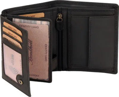 Produktbild von Benthill Geldbörse Herren Leder - Echtleder Geldbeutel mit RFID-Schutz - Slim Portemonnaie für Herren