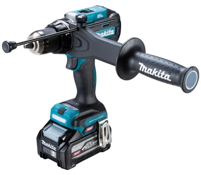 Produktbild von Makita Akku-Schlagbohrschrauber XGT 40V max. / 4,0 Ah, 2 Akkus + Ladegerät im MAKPAC - HP003GU201