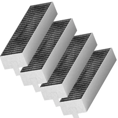 Immagine prodotto di Filtri a carbone attivo per cappa aspirante, confezione da 4 pezzi, modello HZ9VRCR0, compatibili con Siemens, Bosch, Neff e Gaggenau