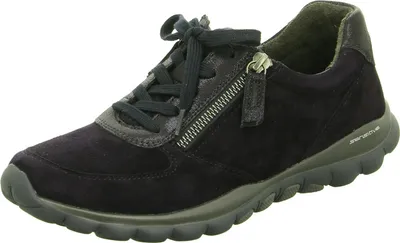 Produktbild von Gabor RollingSoft Damenschuhe - sportliche Schnür- Halbschuhe blau Freizeit