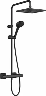 Immagine prodotto di hansgrohe Vernis Shape Showerpipe 240 1jet con termostato, nero opaco, 1 pz.