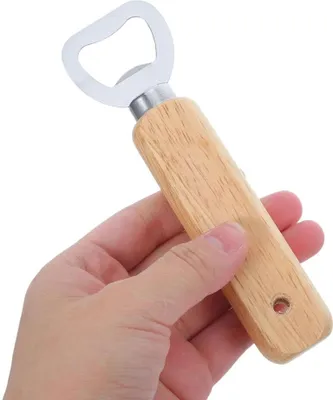 Produktbild von Flaschenöffner - Barzubehör - 50-teilig - Edelstahl - Holzgriff - Tragbar - Für Küche und Outdoor
