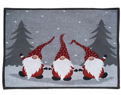 Produktbild von Tischwäsche Druck Wichtel mit Tannenbaum 33 x 46 cm