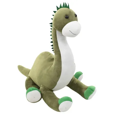Zdjęcie produktu dla vidaXL Dino pluszowa zabawka brontozaur pluszowy zielony