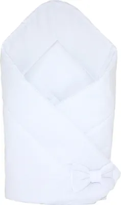 Produktbild von Babyhörnchen, Babynest, Schlafsack Steckkissen Pucktuch Einschlagdecke - D12 - Weiß