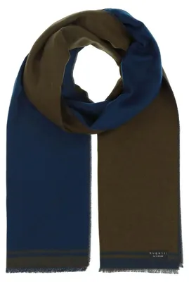 Imagen del producto de bugatti bufanda Doubleface Scarf Dark Olive verde oliva azul marino