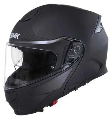 Zdjęcie produktu dla Kask SMK Gullwing 06 flip-up, czarny mat, M (57)