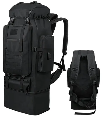 Immagine prodotto di Zaino da trekking da 100 litri, grande capacità, robusto, ideale per escursioni