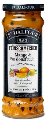 Immagine prodotto di Dalfour, crema di frutta mango e frutto della passione, 284 g