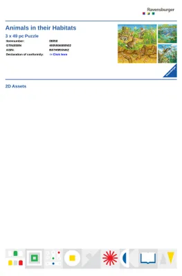 Produktbild von Tiere in ihren Lebensräumen Ravensburger 08050