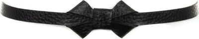 Produktbild von Vanzetti Leder Gürtel 15mm Metallic Bow Belt W60 Black Metallic schwarz