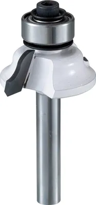Immagine prodotto di Fresa profilata Makita con cuscinetto reggispinta Ø 38,1 mm, raggio 6,35 mm Ø 31,8 mm - gambo 8 mm - raggio 6,35 mm