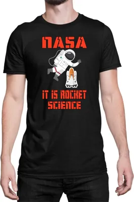 Obrázek produktu pro Pánské Tričko Nasa Space Theme Nasa 012, Man 3XL / Černá
