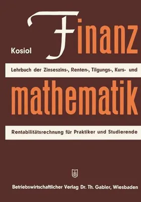 Obrázok produktu pre Finanzmathematik