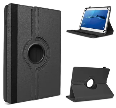 Produktbild von Schutzhülle für VALE Tablet V10E / V10A Hülle Tasche Case 360 Grad Drehbar 10,1Farben:Schwarz