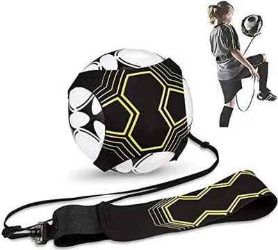 Produktbild von Fußball Kick Trainer Solo, Football Einstellbar Fußballtraining Taille Gürtel für Anfänger Kick Off Trainer und Kinder