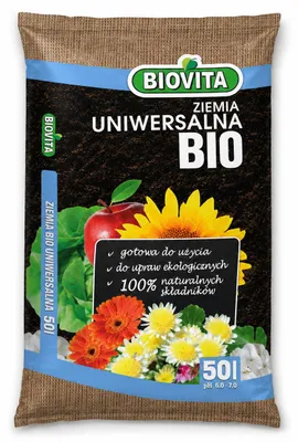 Produktbild von BirnePower Universalerde (50L) Organische Blumenerde für Gemüse Blumen und Obst mit 6 Monate Langzeitdünger Biovita Erde 100% Natur, KI-generiertes Bild