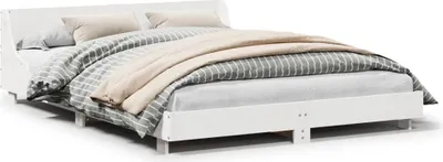 Immagine prodotto di vidaXL Letto in legno massiccio senza materasso bianco 150x200 cm in legno di pino