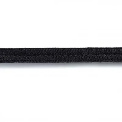 Produktbild von PRYM Knopfloch-Elastic Veloursband 15 mm schwarz