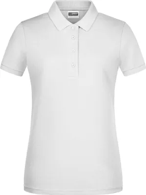 Produktbild von Ladies' Basic Polo Klassisches Poloshirt white, Gr. XL