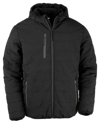 Produktbild von Result Genuine Recycled - "Compass" Steppjacke für Herren - Winter FK2990 (XL) (Schwarz)