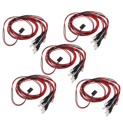 Obrázek produktu pro RC Car LED Light Kit,6Leds RC Car Light,RC LED světla,RC Car Front LED Light,RC Crawler Lights,RC Car LED Light