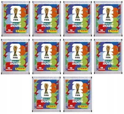 Produktbild von 10 x PACK OF STICKERS: FIFA WORLD CUP 2026 – PANINI COLLECTION