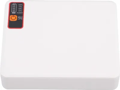 Obrázek produktu pro Záložní zdroj napájení (UPS) s baterií o kapacitě 15 600 mAh, mini záložní zdroj pro routery a modemy, výstup DC-USB typu C, zástrčka EU