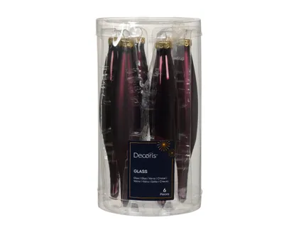 Productafbeelding van Ijspegel glas d3h15 cm d.mv 6st Decoris