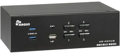 Immagine prodotto di Inter-Tech IPC KVM Switch AC-42HUS HDMI 4Ka60Hz - Switch