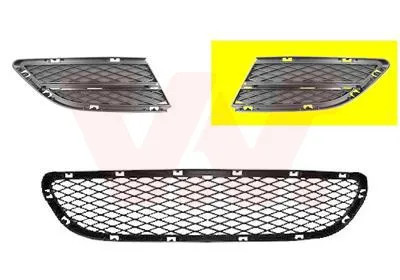 Produktbild von VAN WEZEL Lüftungsgitter Grill Stoßfänger für BMW 3 Touring (E91)